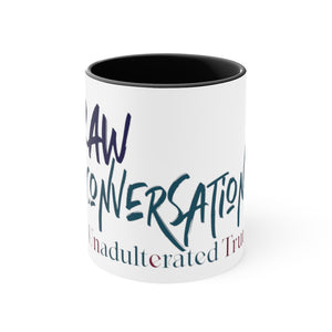 RAW Conversation Accent Mug, 11oz
