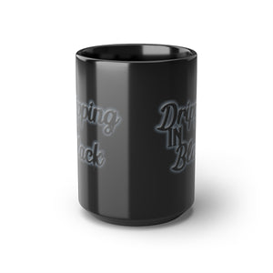 Dripping in Black Mug, 15oz