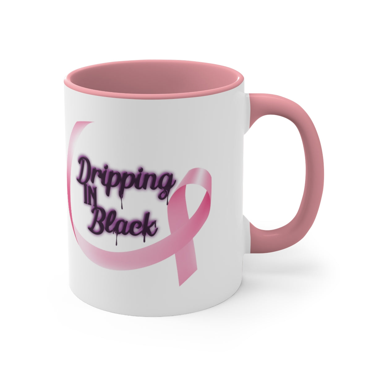 Breast Cancer Awareness Accent Mug, 11oz