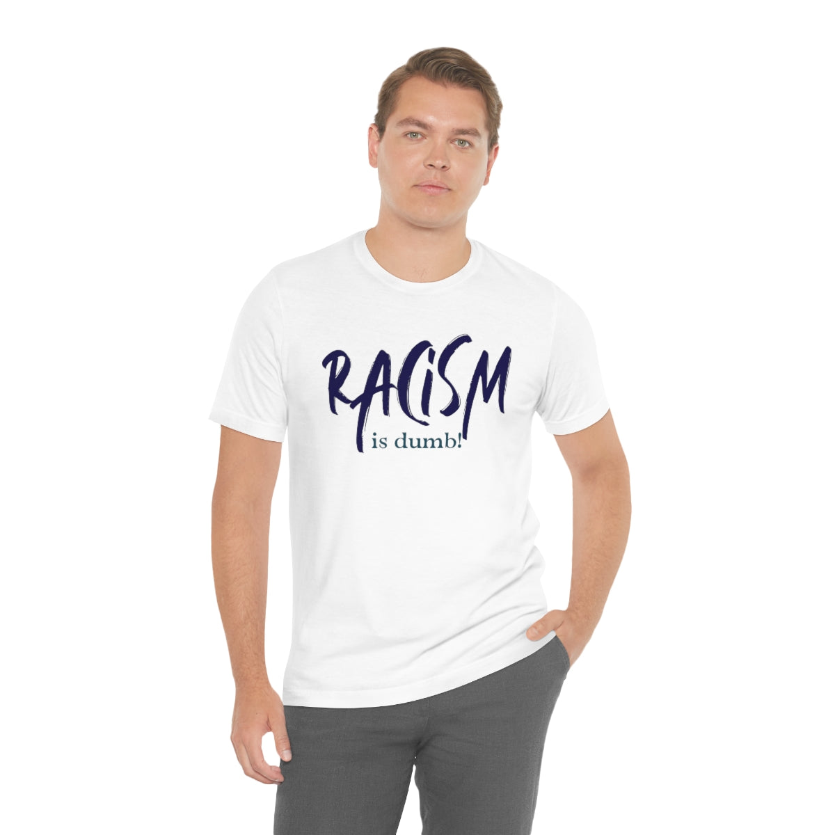 DiBk Creators' Drip Collection - Racism is Dumb T-Shirt