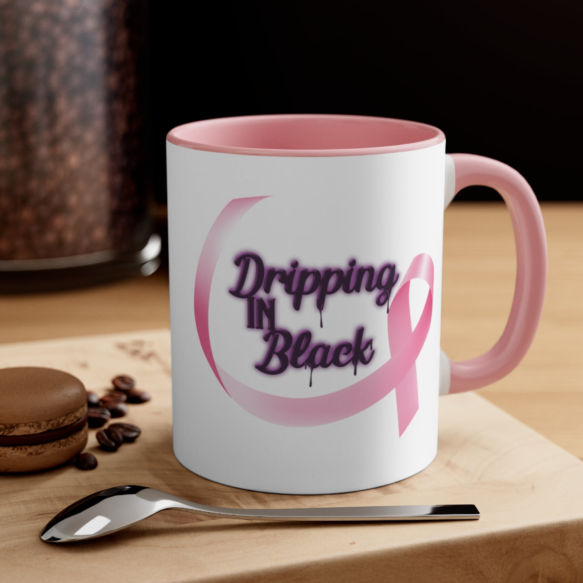 Breast Cancer Awareness Accent Mug, 11oz