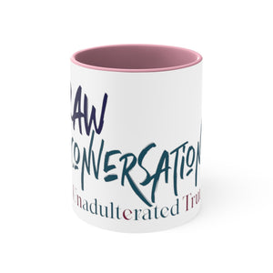 RAW Conversation Accent Mug, 11oz