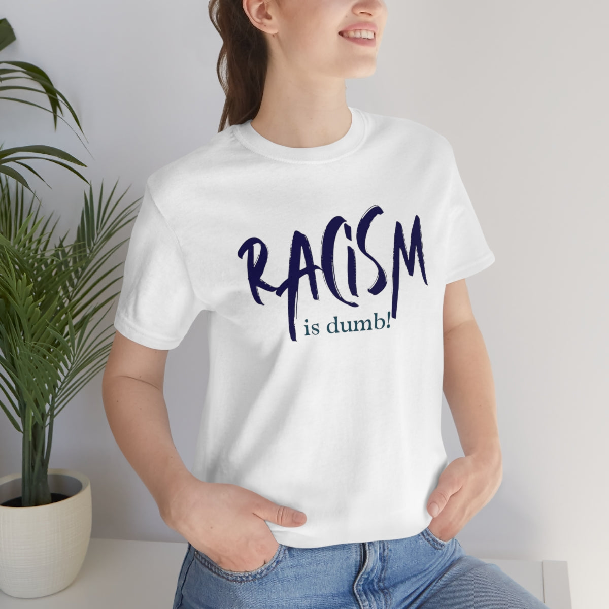 DiBk Creators' Drip Collection - Racism is Dumb T-Shirt