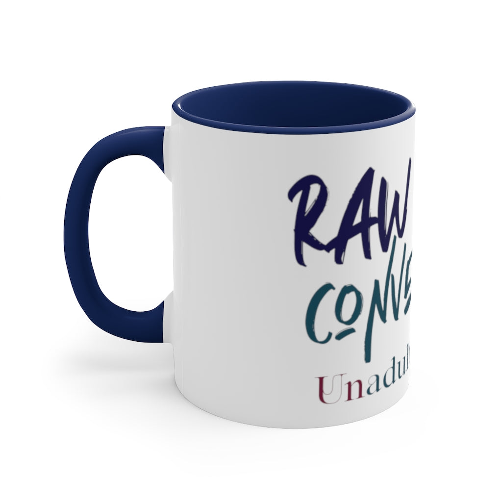 RAW Conversation Accent Mug, 11oz