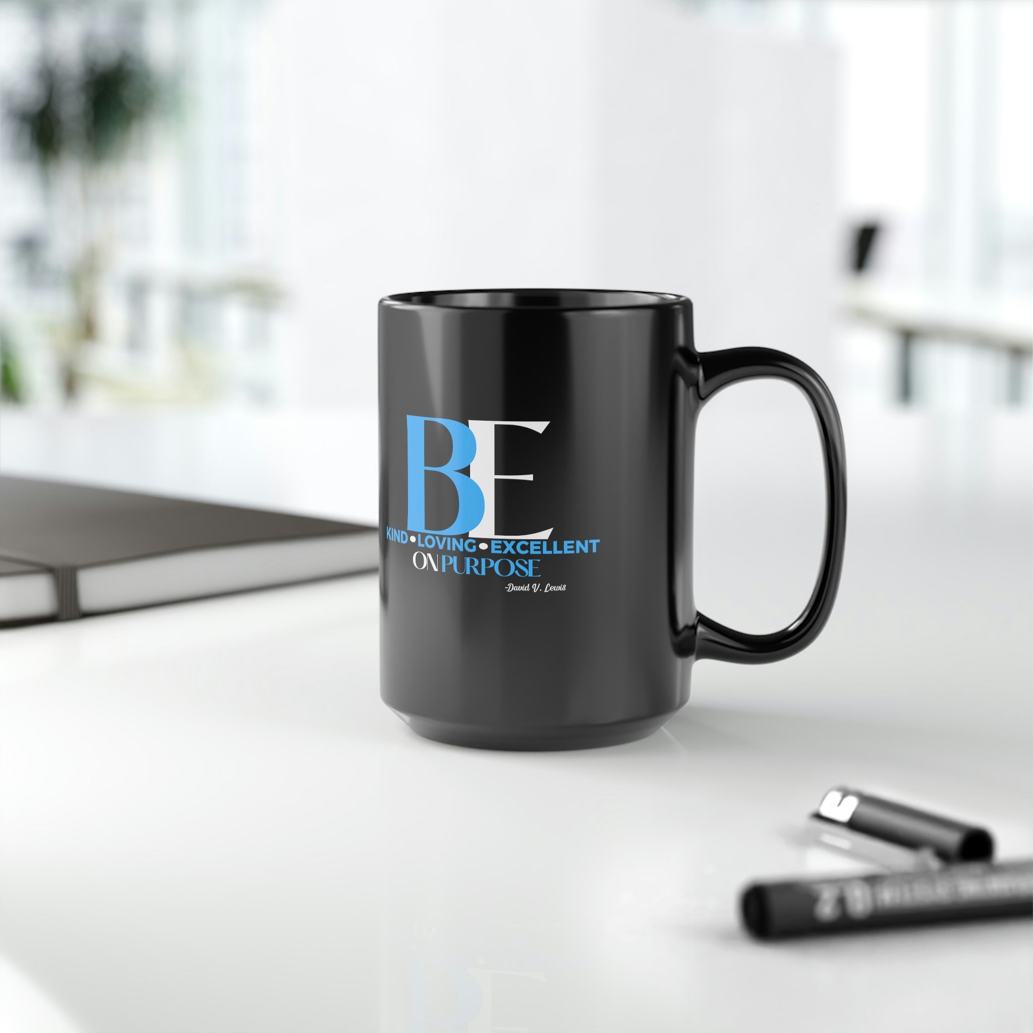 Big "Be" Style Coffee Mug