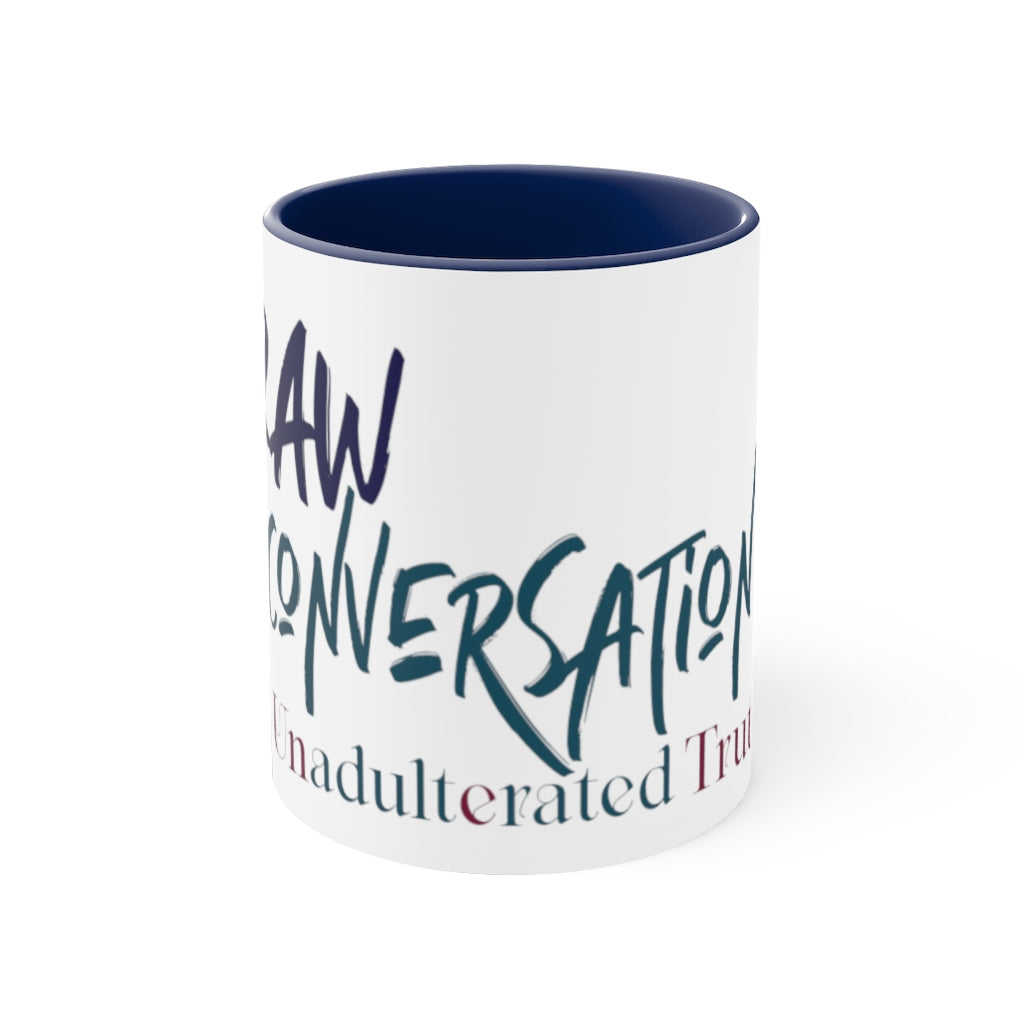 RAW Conversation Accent Mug, 11oz