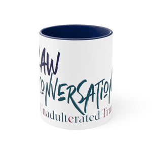 RAW Conversation Accent Mug, 11oz