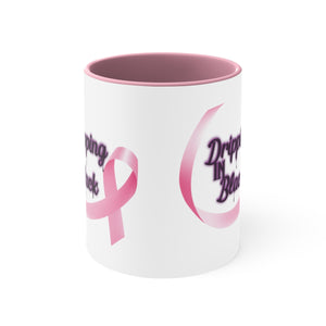 Breast Cancer Awareness Accent Mug, 11oz