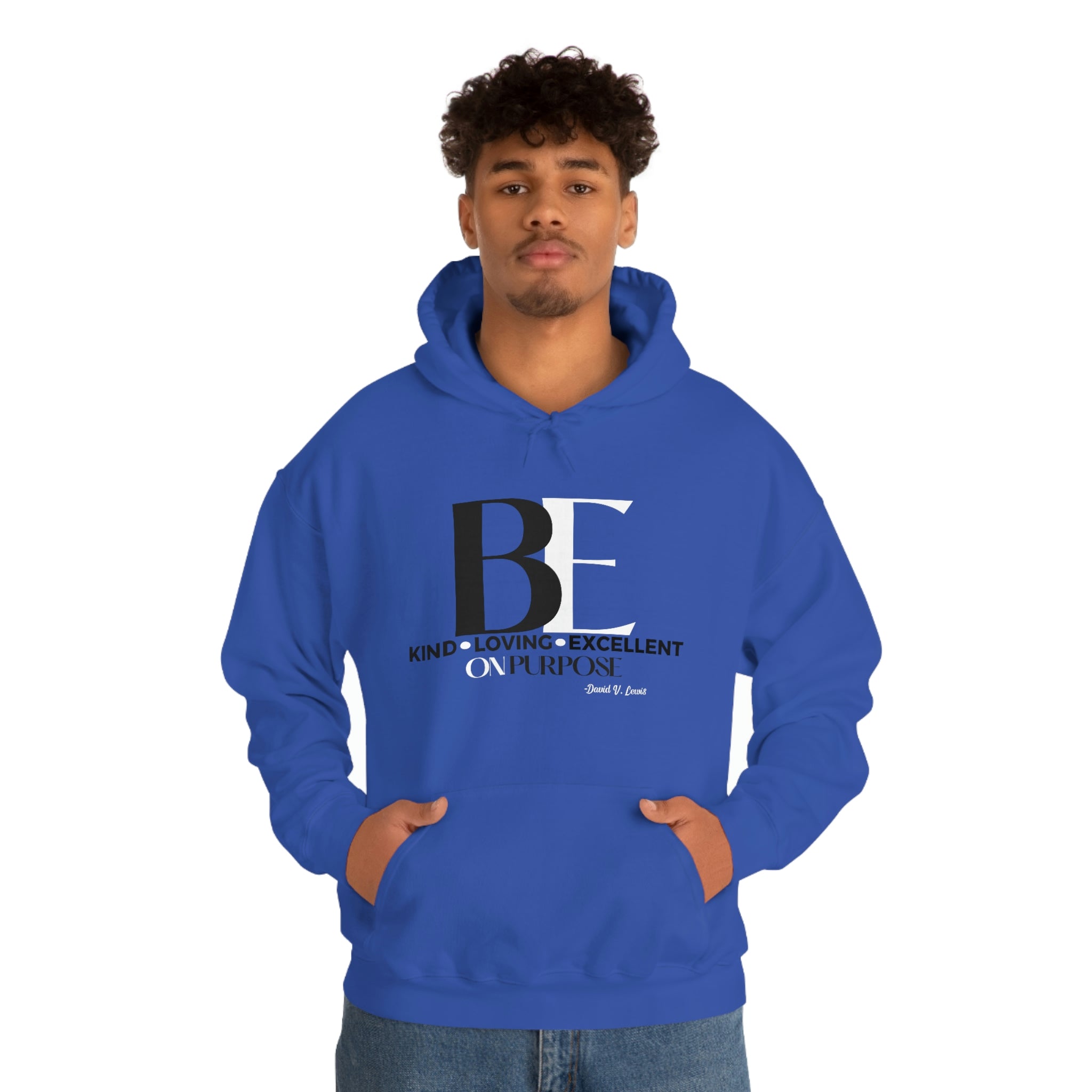 Big "BE" Unisex Heavy Blend™ Hooded Sweatshirt