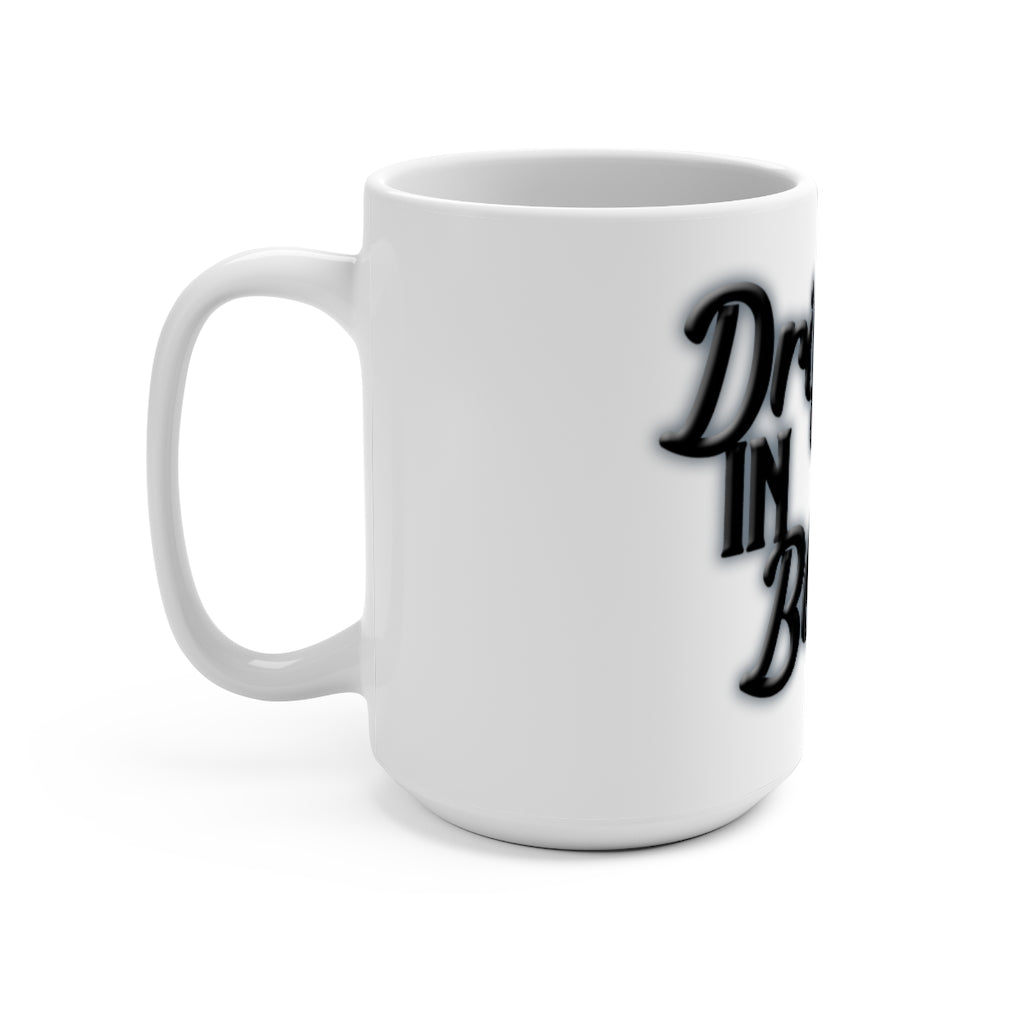 Dripping in Black Oversize Mug 15oz