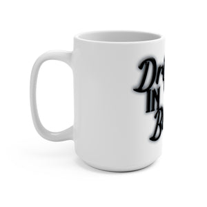 Dripping in Black Oversize Mug 15oz