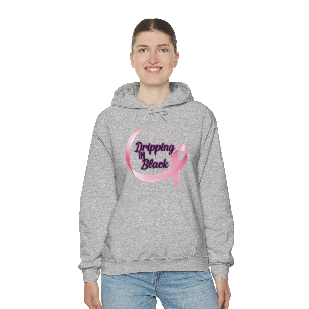 Dripping in Breast Cancer Awareness Hoodie