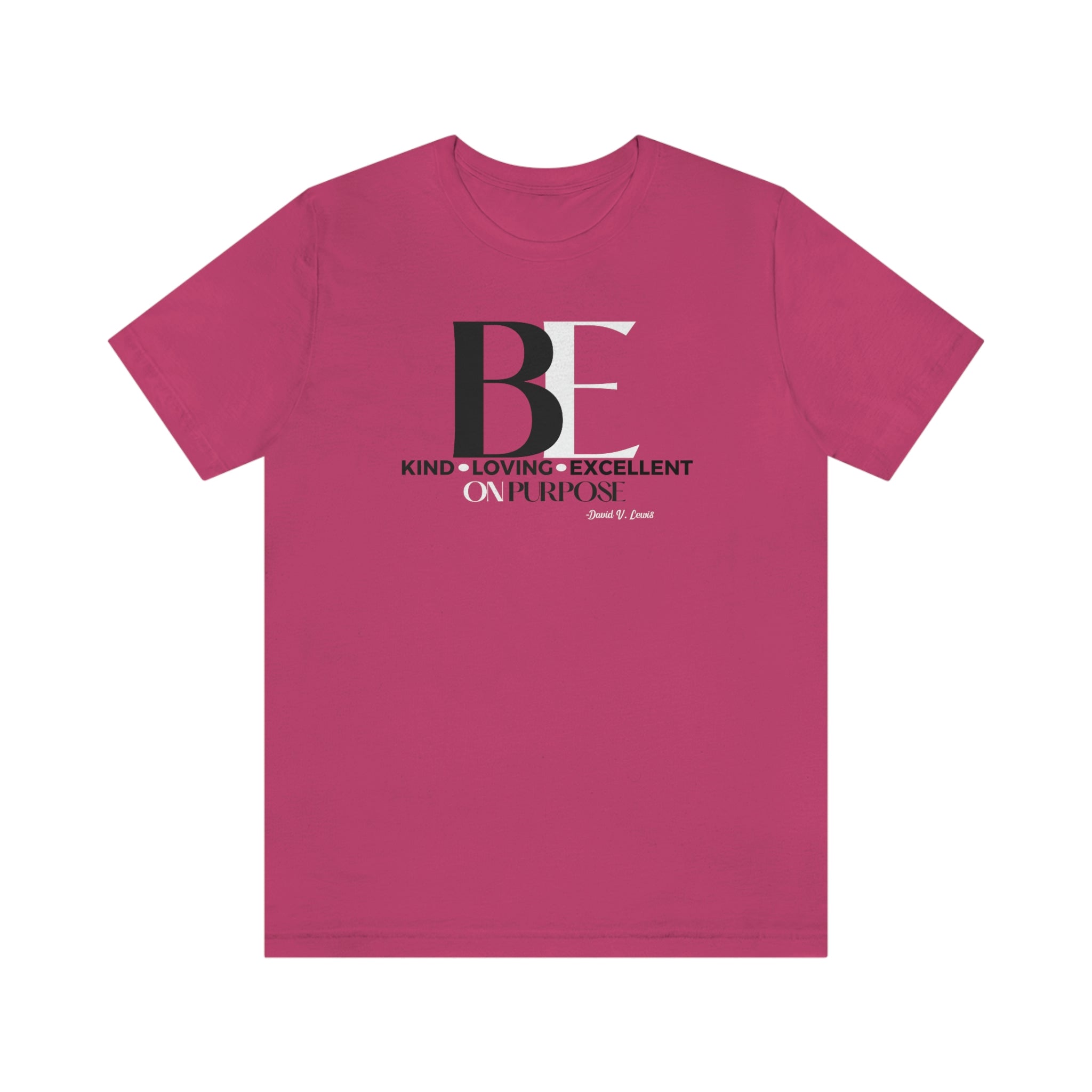 Big "BE" Unisex Jersey Short Sleeve Tee