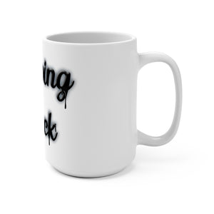 Dripping in Black Oversize Mug 15oz