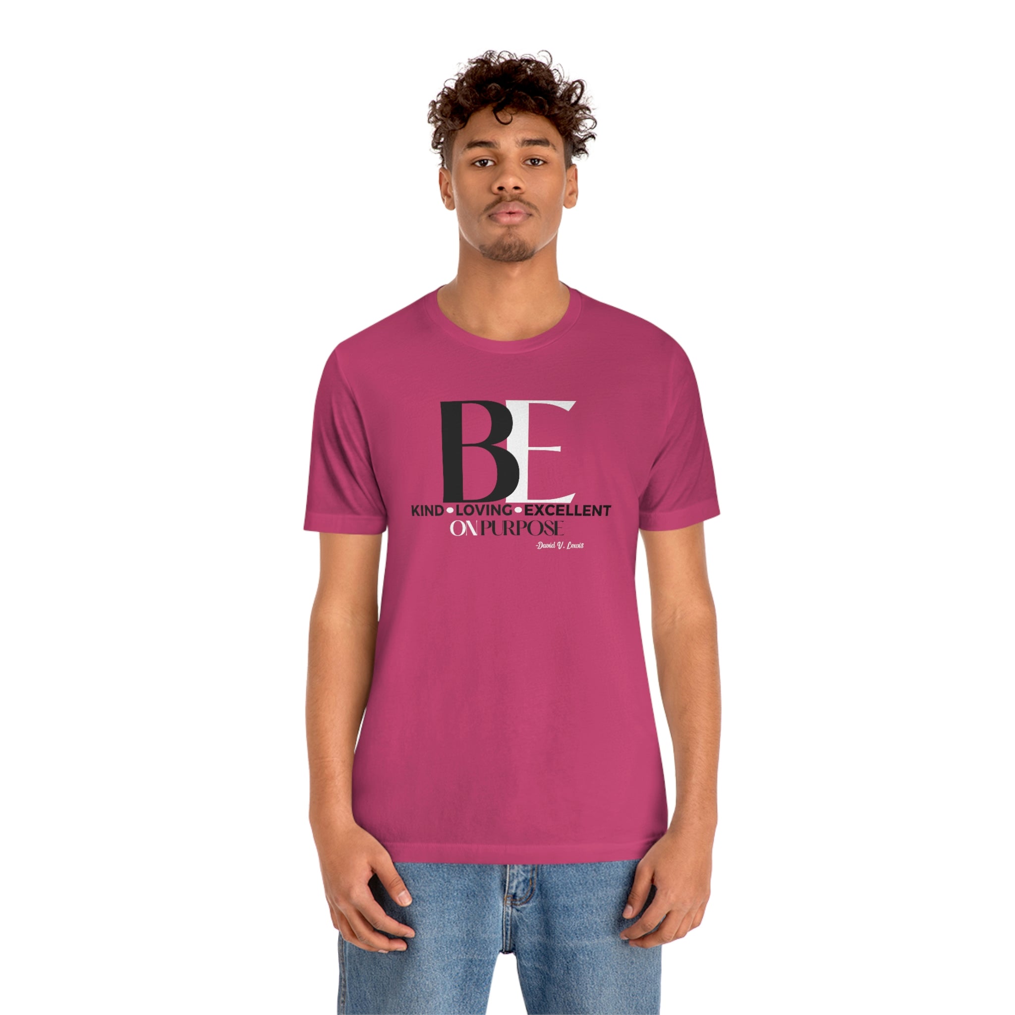 Big "BE" Unisex Jersey Short Sleeve Tee