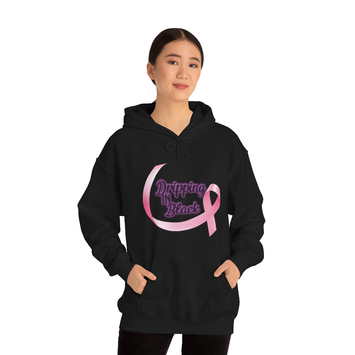 Dripping in Breast Cancer Awareness Hoodie